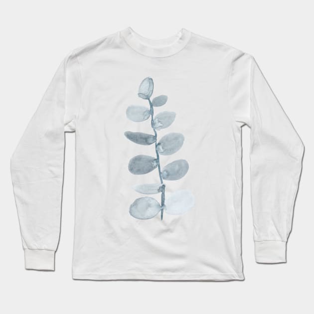 Eucalyptus Branch Long Sleeve T-Shirt by emmalejones